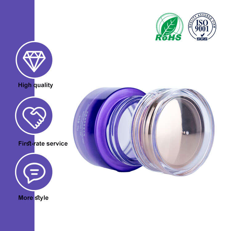 face cream blue jar, wholesale china cream glass jar, china cream glass jar