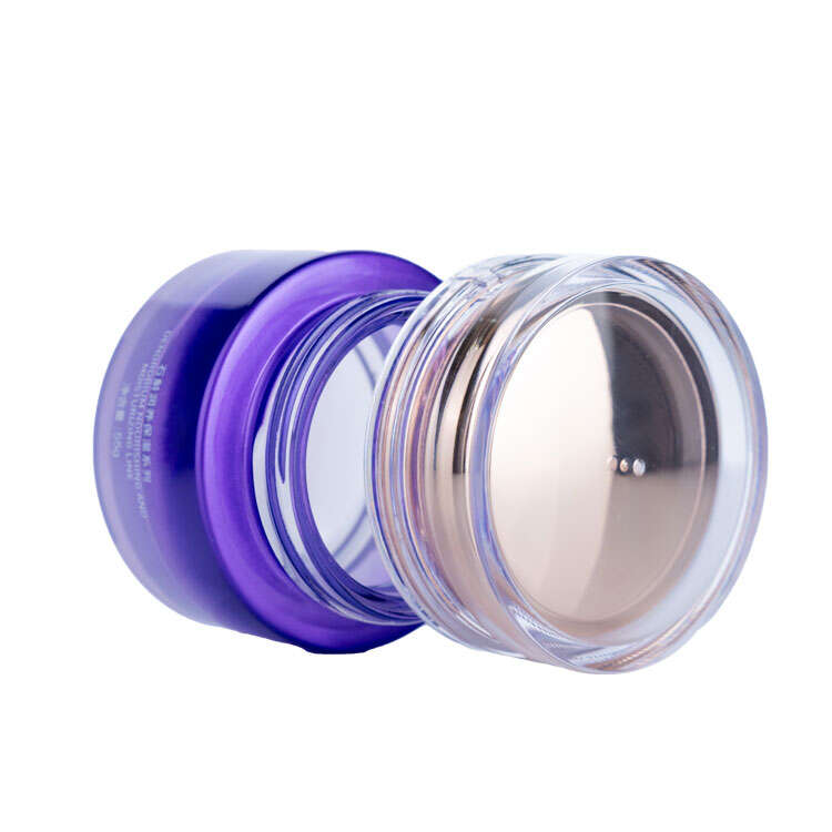face cream blue jar, wholesale china cream glass jar, china cream glass jar