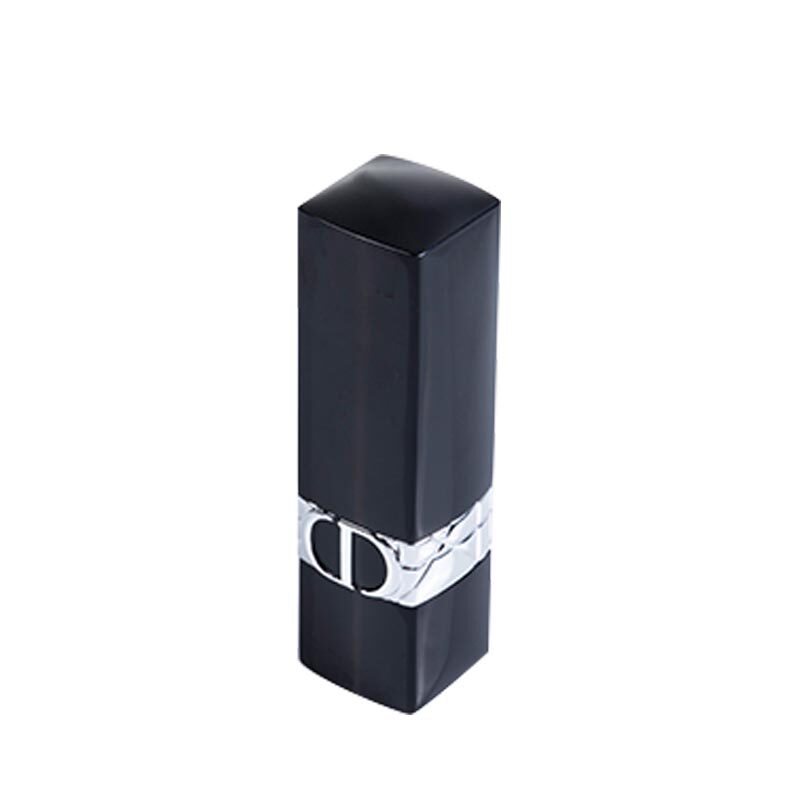 PP033 3.5g Black Square Luxury Lipstick Tube