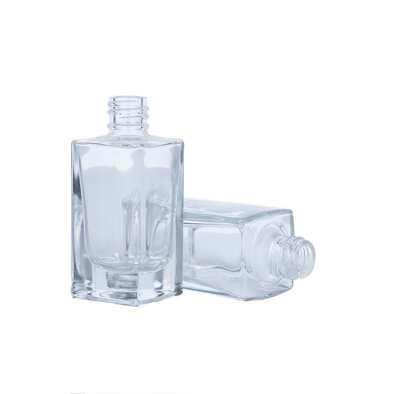 Wholesale Square Clear Glass Essential Oil Bottle