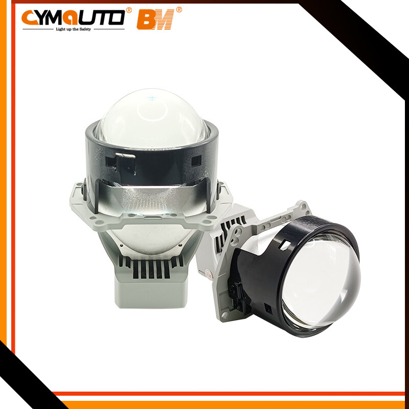 CYMAUTO TY3 projector prism lens 12V 9+2 Chip double cup High Power 70W/75W 7000LUX/10000LUX