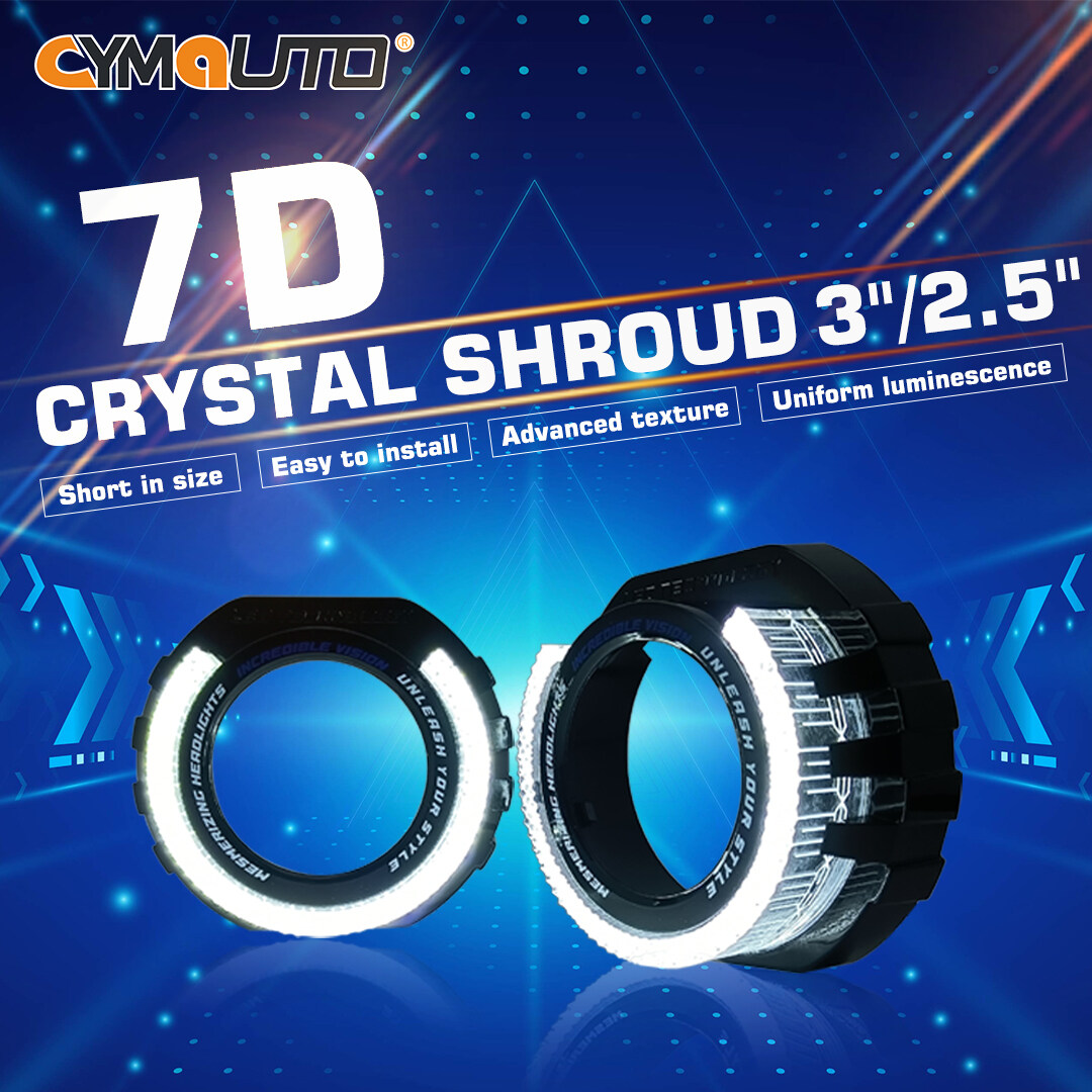 LED Crystal Shroud 7D-1 3Inch Monochrome Chip 3030 Fire Protection Line Group