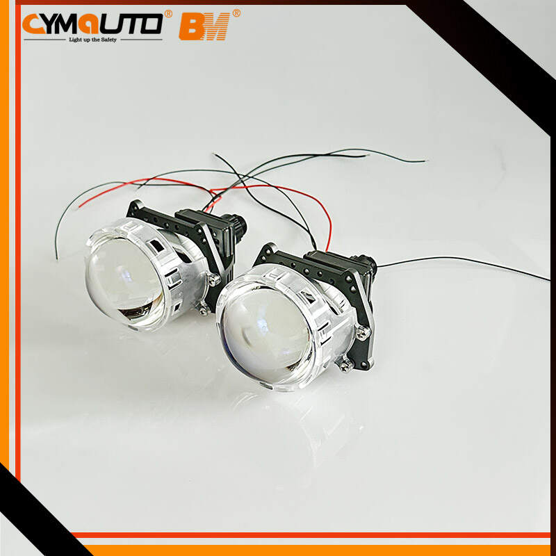 CYMAUTO Highligh 12V 3 Inch Bi Xenon Projectors Lense Illuminating T15 ...