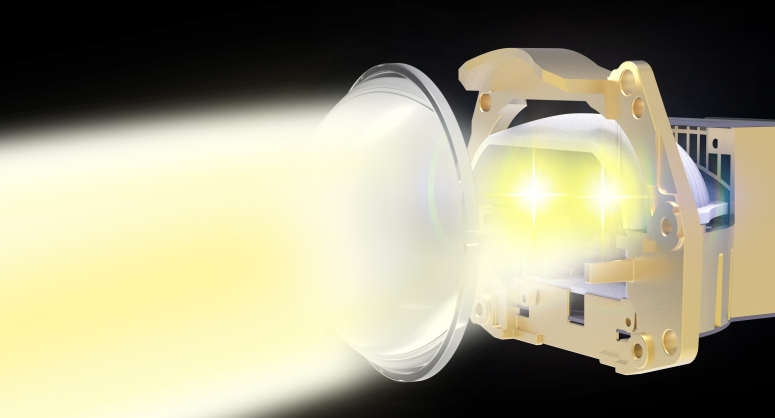 Prism Bi-led lens: A new generation of optical systems that illuminate ...