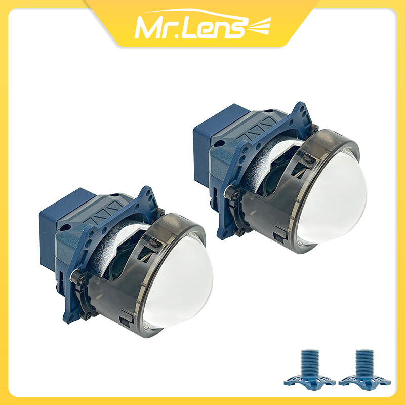 A1 Dual Reflector LED Headlight, Two Reflector LED Headlight, 60W 70W LED Headlight Bulb, 6300 Lux LED Headlight, LHD RHD Adjustable Headlight, 12V 24V Universal LED Headlight, High Beam Headlight Conversion Kit, HD Glass LED Headlight, Blue Glass Automotive Light, Projector Headlight Upgrade