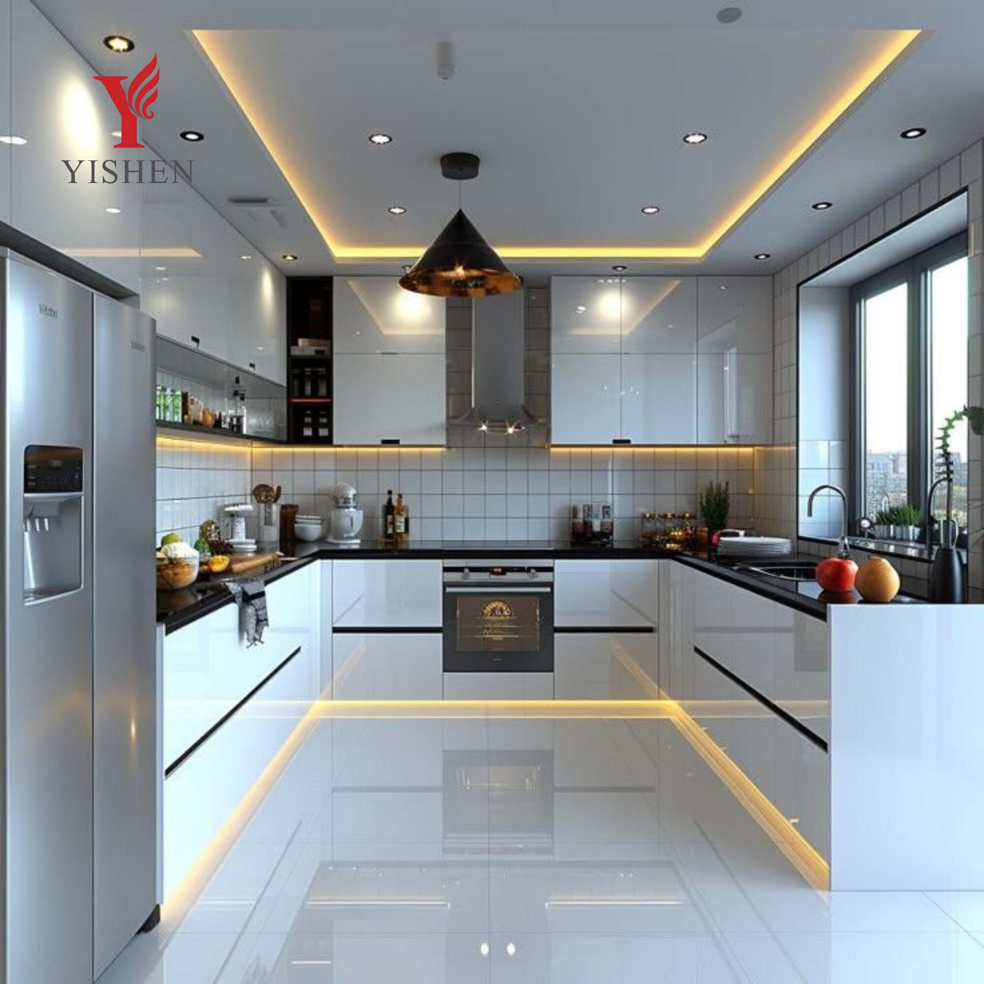 Aluminum honeycomb panel Kitchen Cabinets 