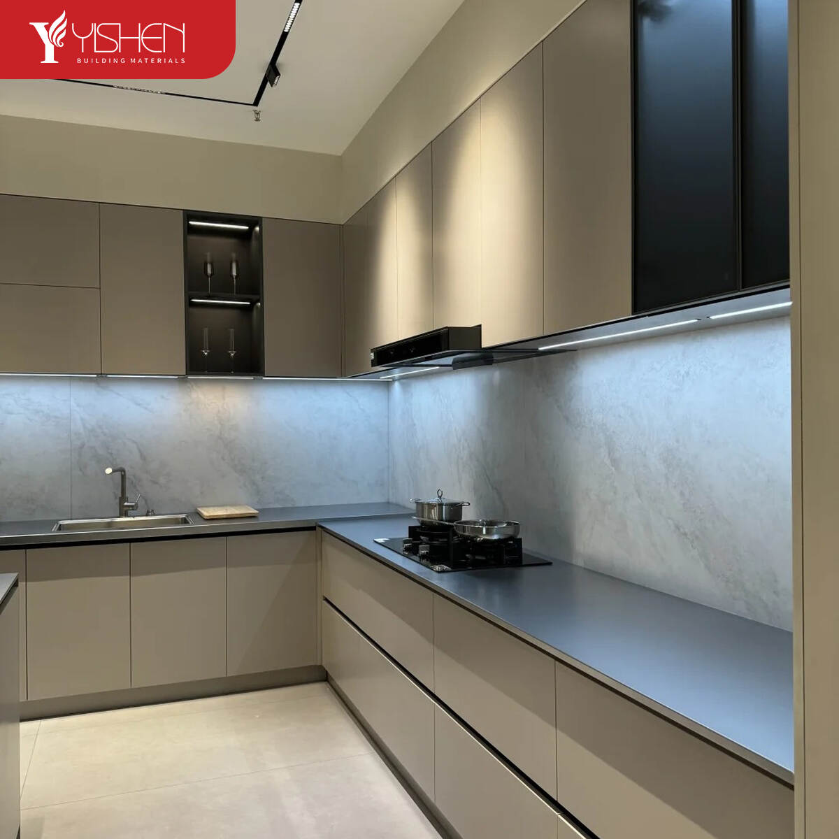 stainless steel kitchen cabinet