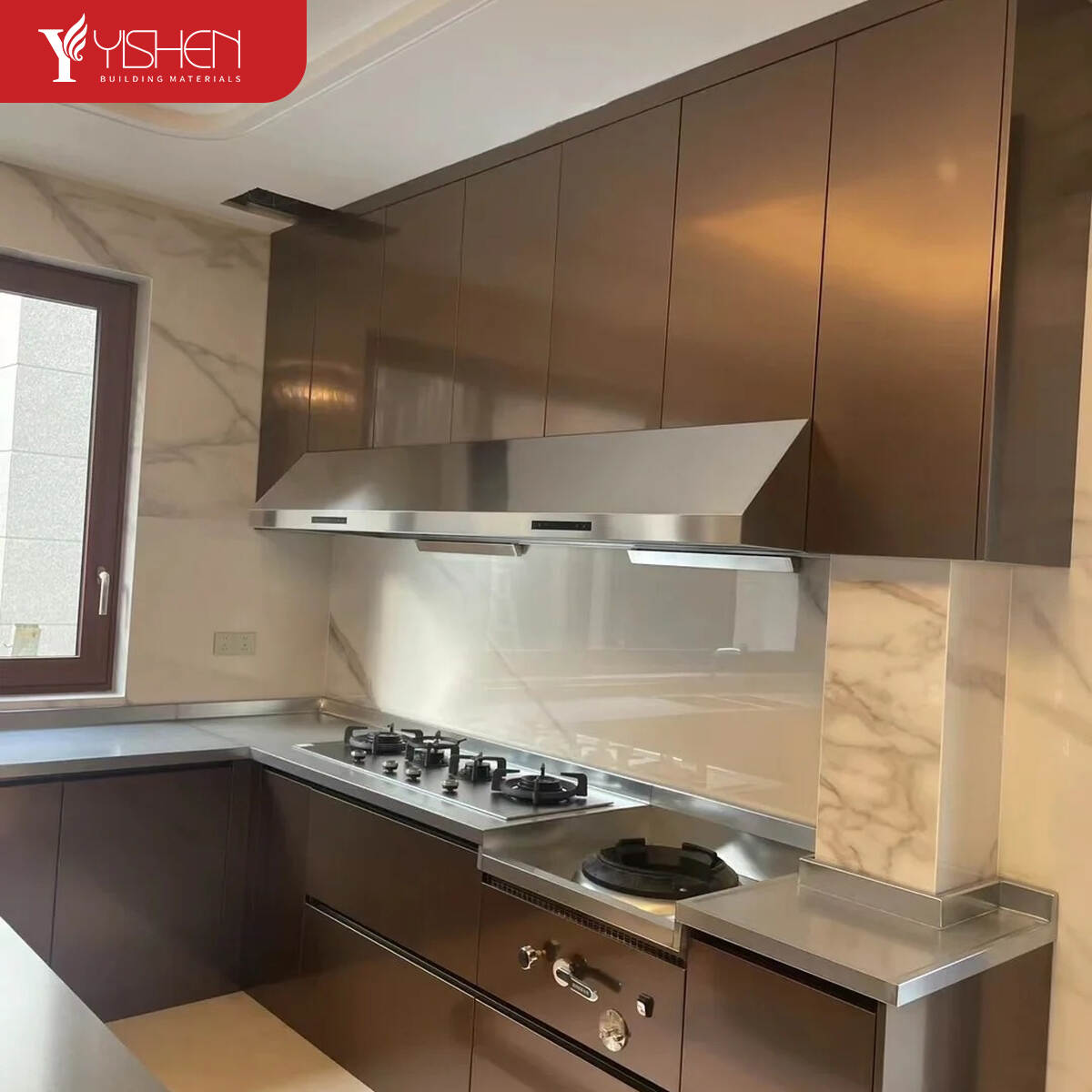 Indoor Stainless Steel Kitchen Cabinet