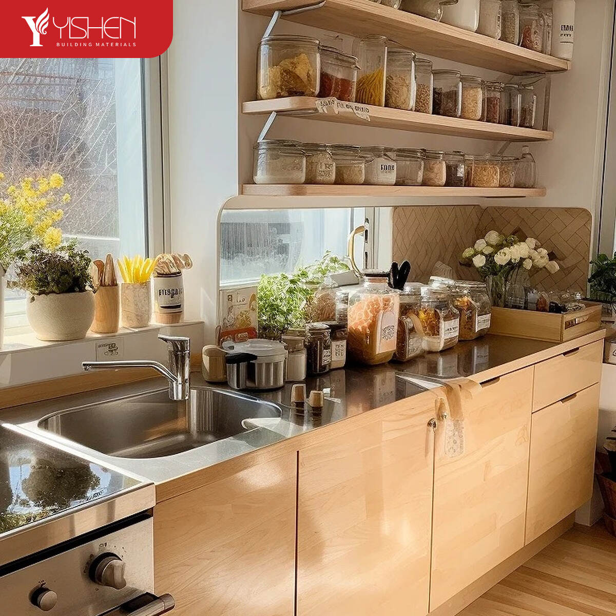 Formaldehyde-free Kitchen Cabinet