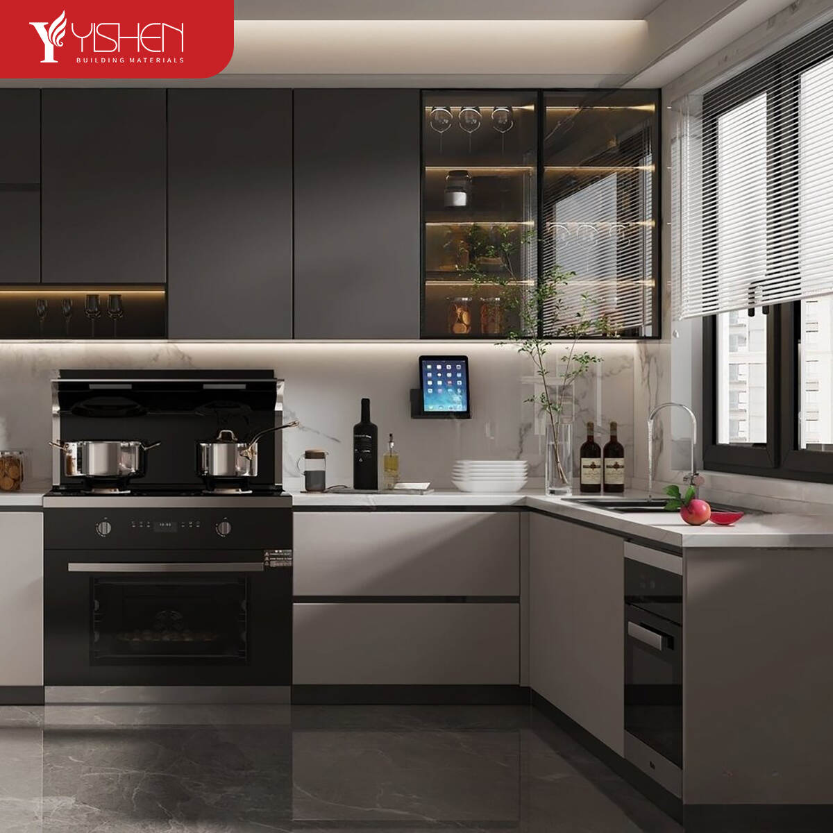 modern kitchen furniture cabinet