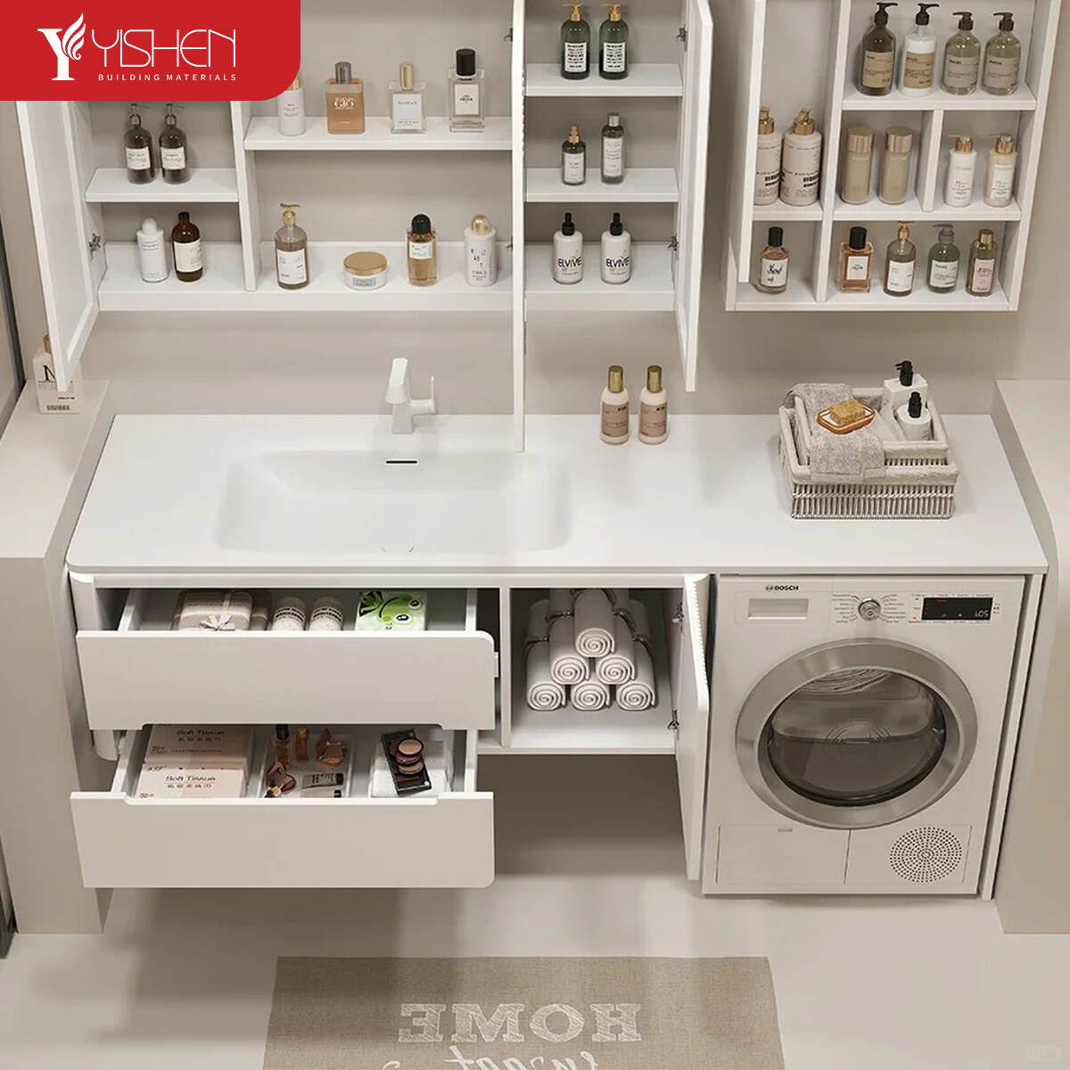 Smart Waterproof Balcony Cabinets
