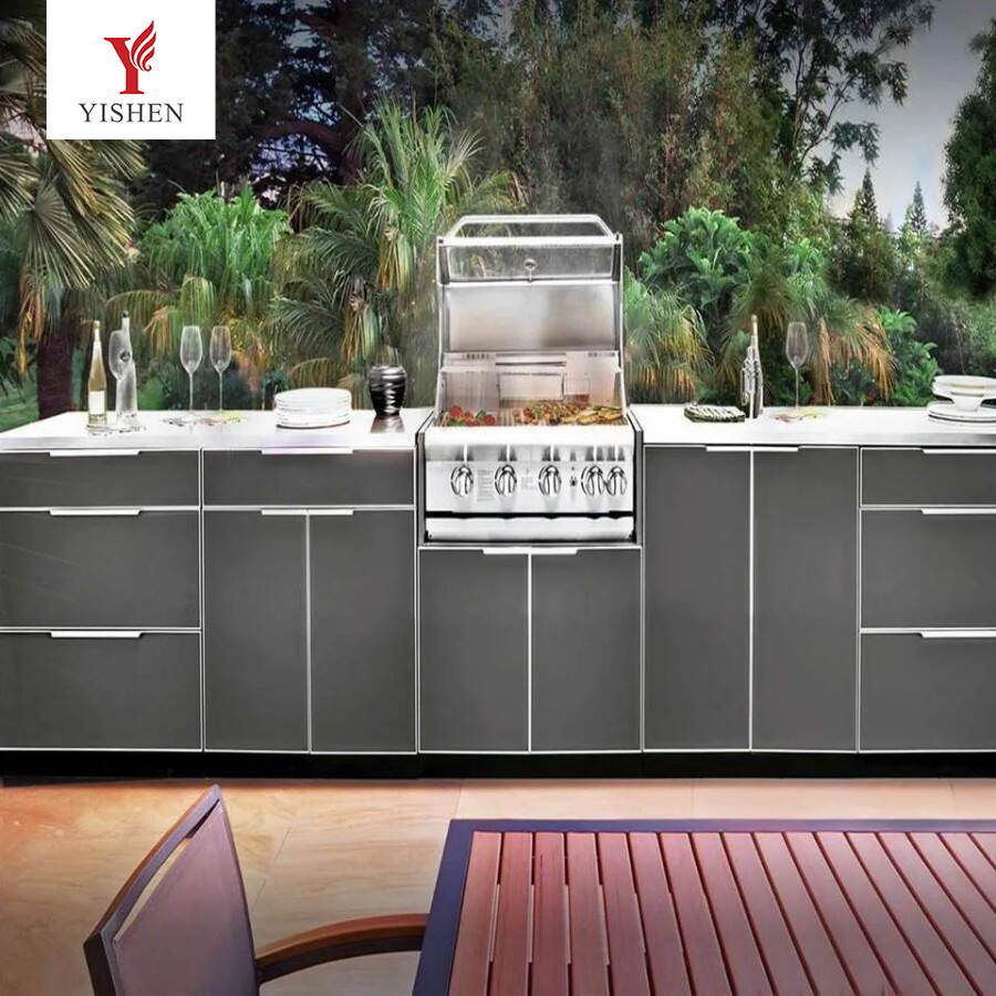 outdoor BBQ kitchen cabinet