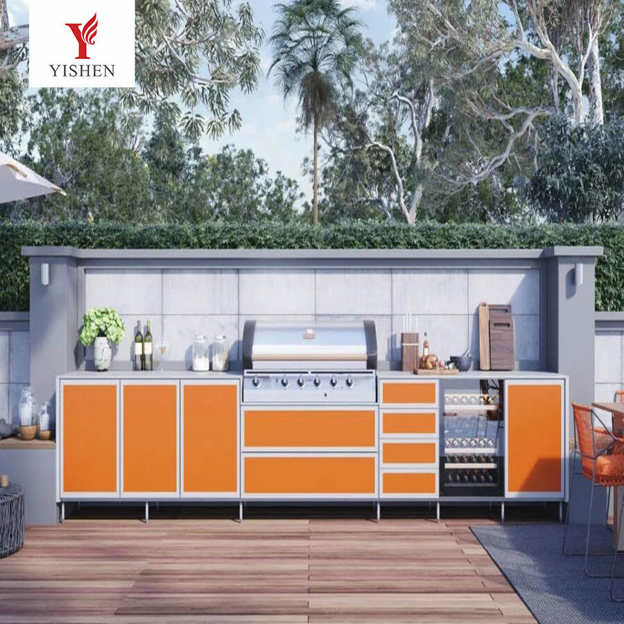 fireproof outdoor kitchen cabinet