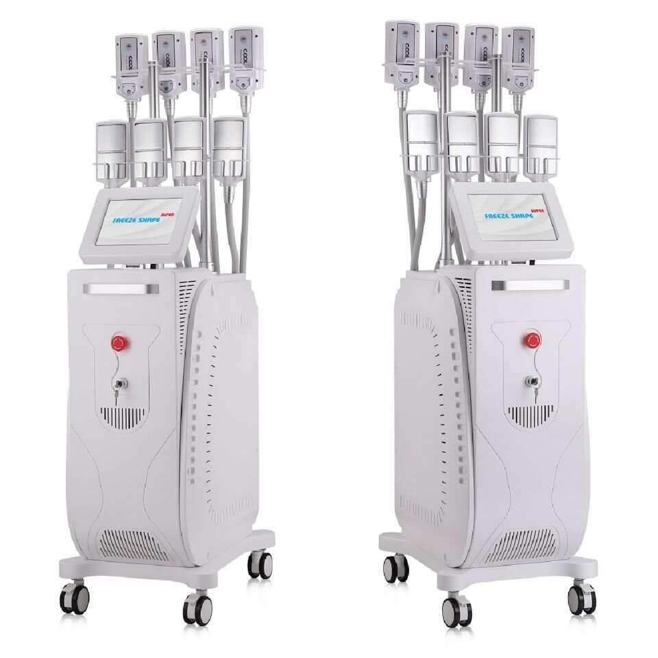 Non vacuum cryotherapy cryo ems rf slimming weight loss Cryolipolysis With 8 cryo plates