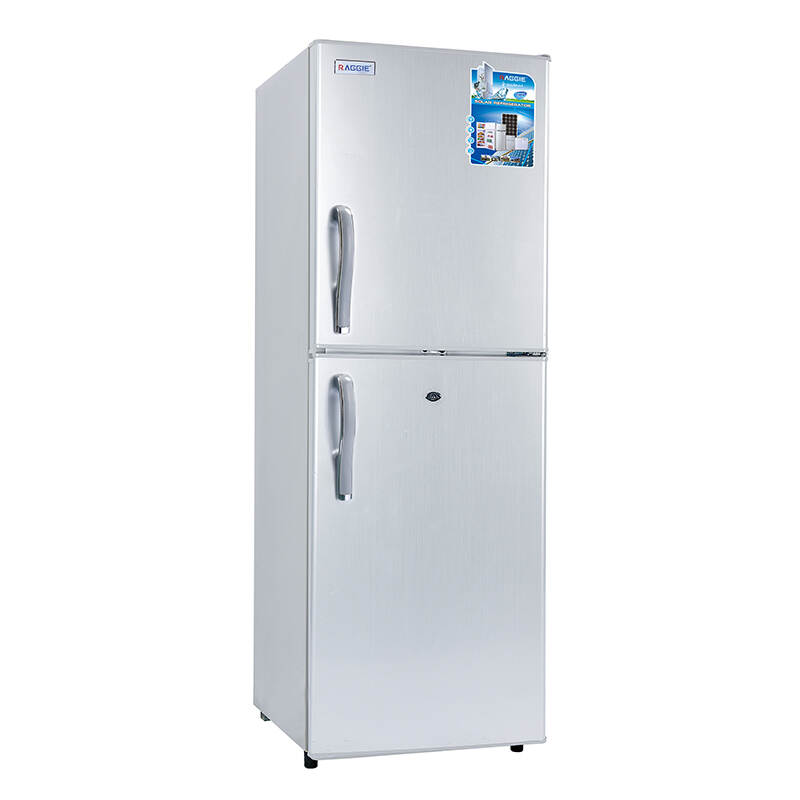 RG-HGZ198T Double-Door Top Freezer Solar Refrigerator (198L)