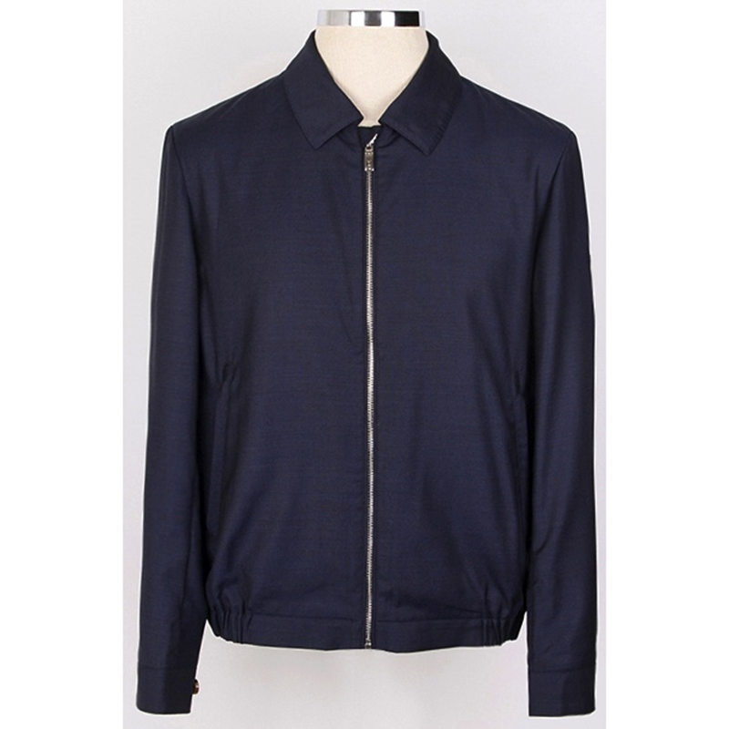 Men's Dark Navy Bomber Jacket