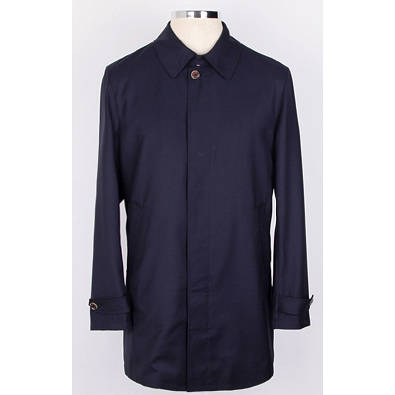 Men's Navy Long Jacket