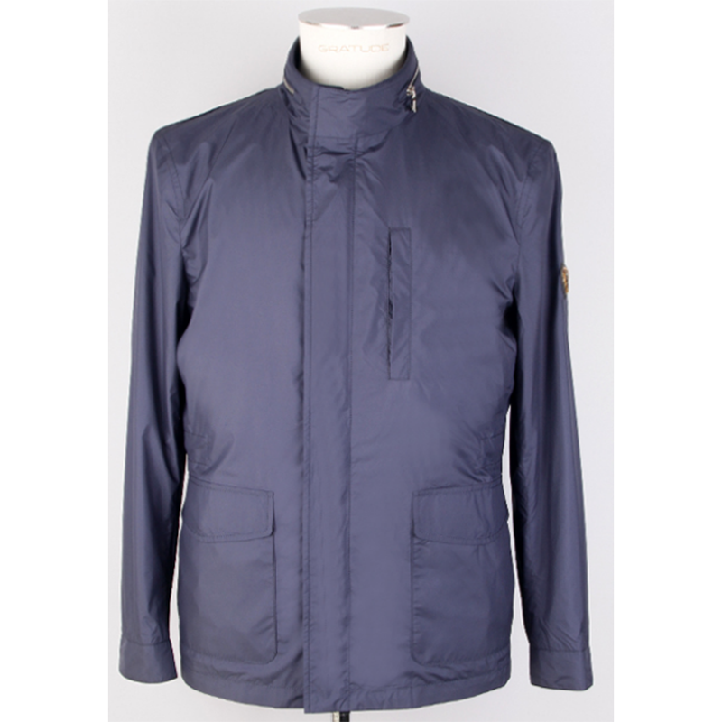 Men's Versatility and Durability Navy Field Jacket