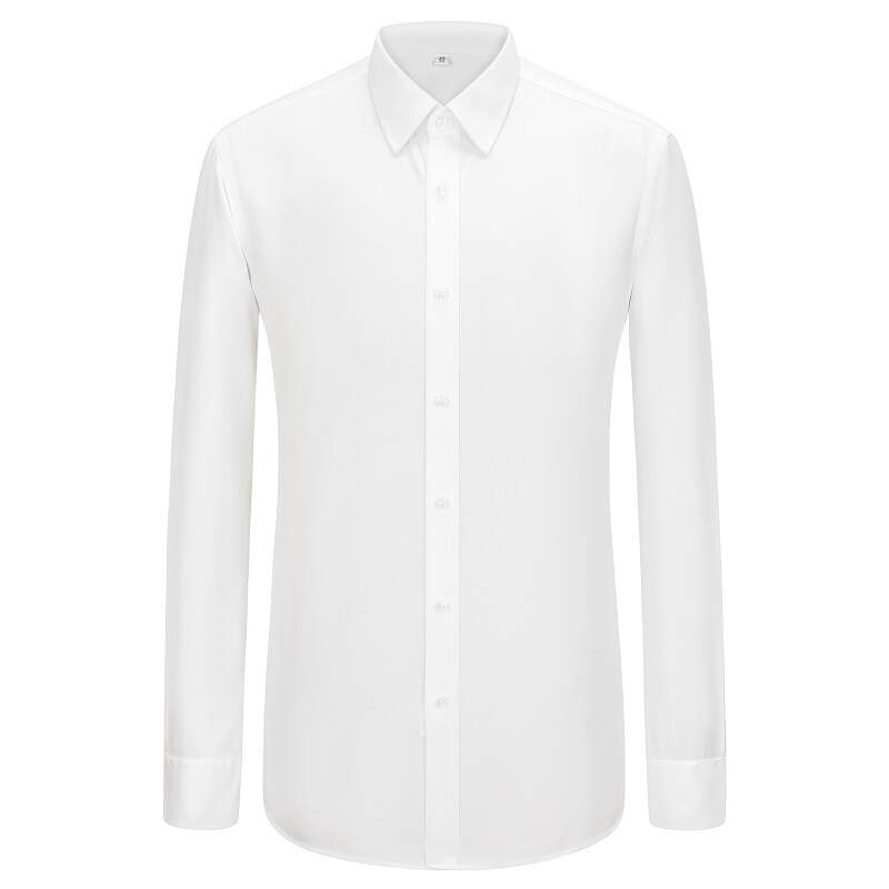 Men's Plain Business Shirt in White