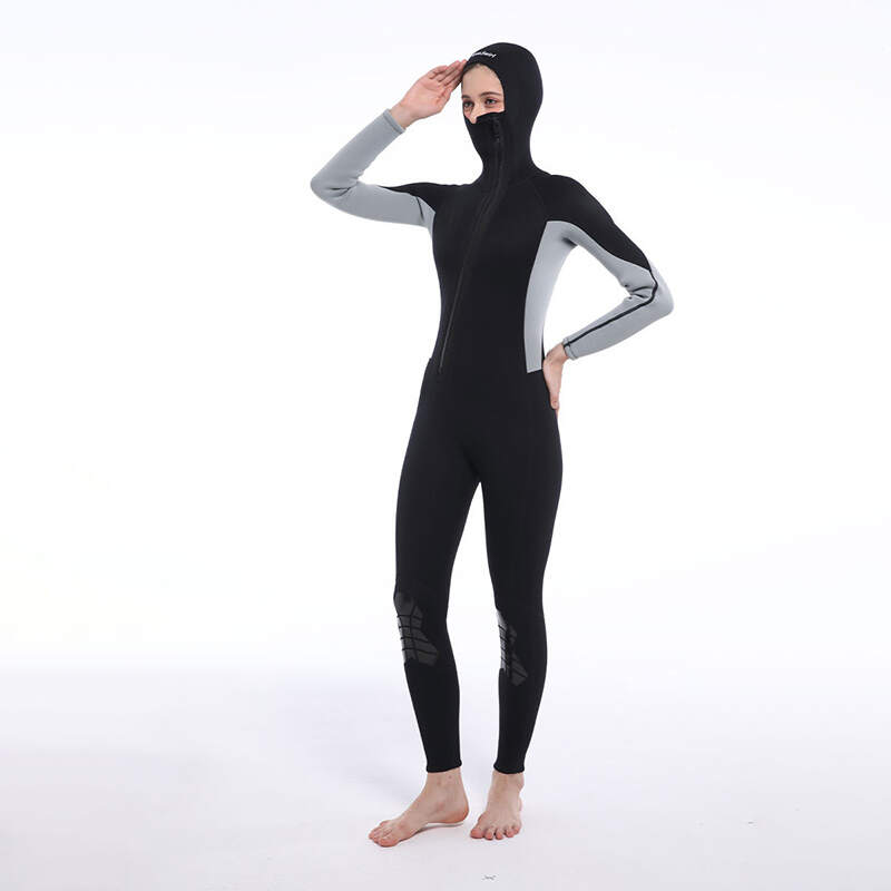 Custom Colorblock 3mm Neoprene Back Zipper Fullbody Long Sleeve Woman Scuba Diving Wetsuit