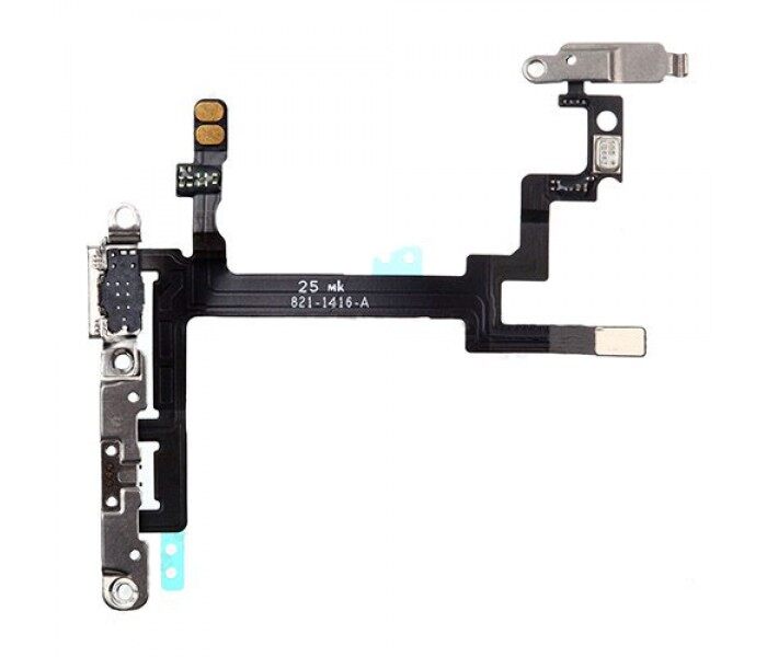 Ensamblaje del cable flexible del botón de volumen y silencio del iPhone 5c