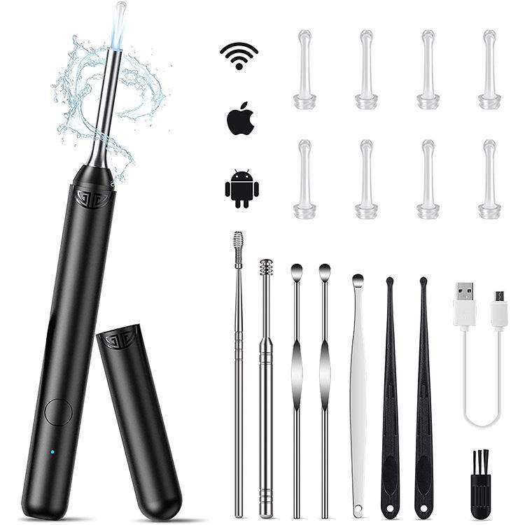 Wifi Vacuum Cleaner Earwax Removal Smart Electric Ear Wax Removal Medical Safe Ear Pick Tool Kit With Camera