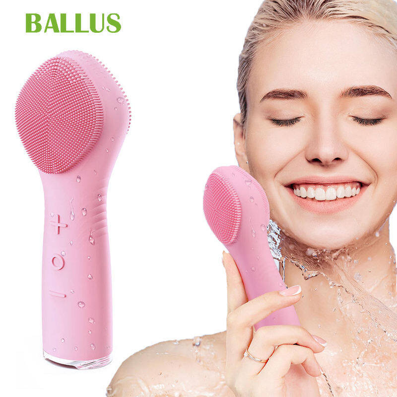 IPX 7 Waterproof Private Label Facial Cleansing Brush Sonic Brush Silicone Face Brush Deep Cleansing