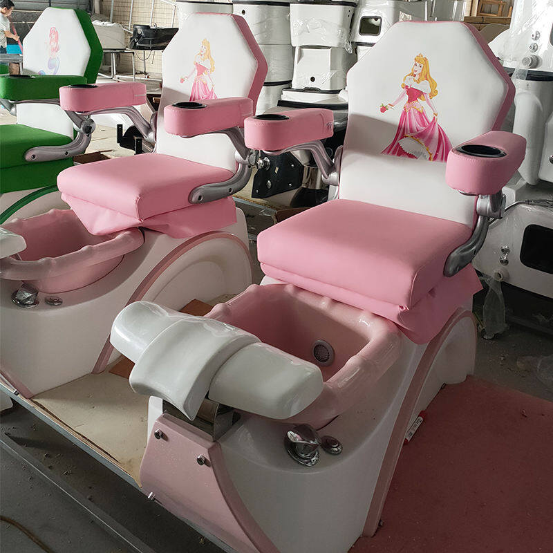Modern Beauty Salon Equipment Professional Foot Spa Manicure Chair Luxury Green Pink Pedicure Chair For Nail Salon