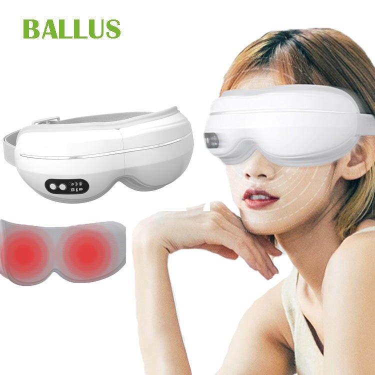 Electric Mini Portable Foldable Kneading Vibrating Relaxing Eye Care Smart Eye Massager Machine With Heat Compression
