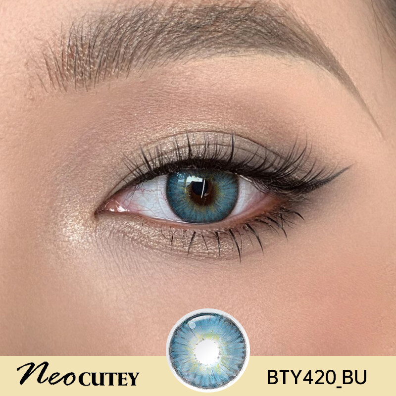 Exploring Aurora Blue Color Contact Lenses: Private Label Options