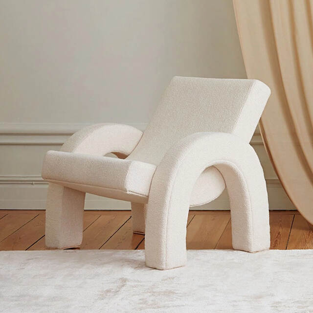 Latest Design Nordic Teddy boucle furniture Leisure chair