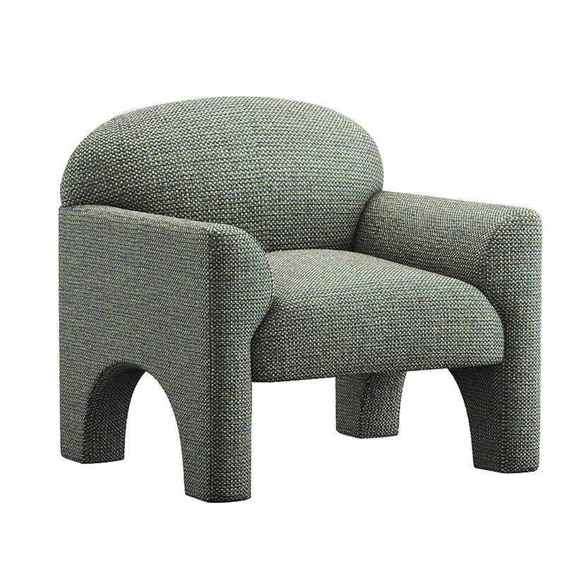 hotselling living room furniture upholstery fabric leisure chair solid wood frame armchair