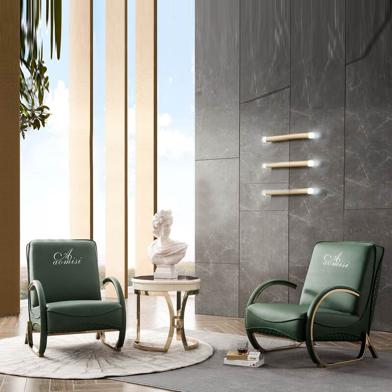 wholesale nordic luxury modern classic accent fur sofa green leisure chair