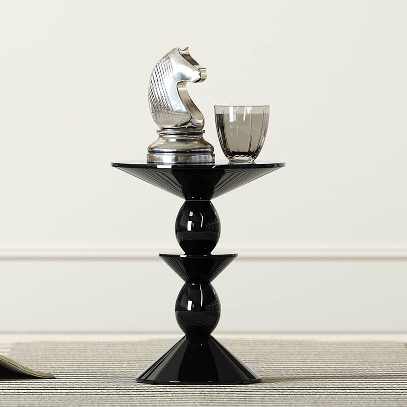 Nordic simple black modern corner side Table