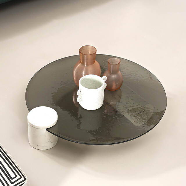 Modern Luxury Marble Round Coffee Table OEM