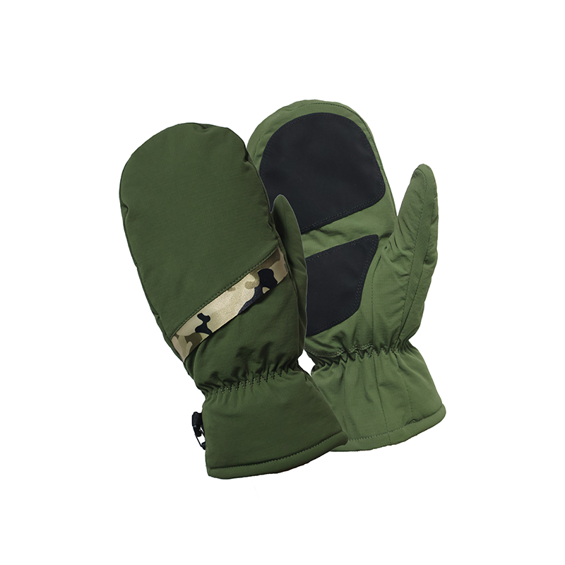 Unisex Fabric Ski Mittens