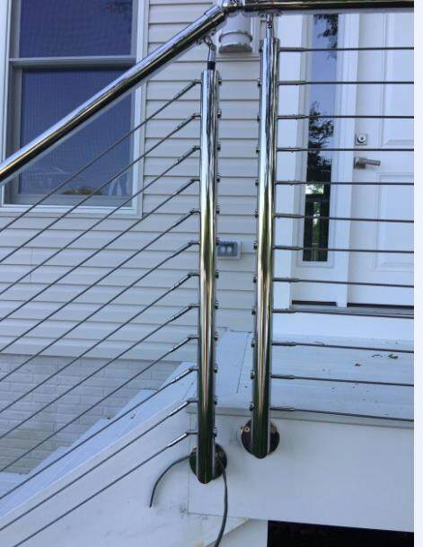 custom cable railing, cable railing supplies, buy stainless steel cable railing, vertical stainless steel cable railing kit, stainless steel cable railing kit