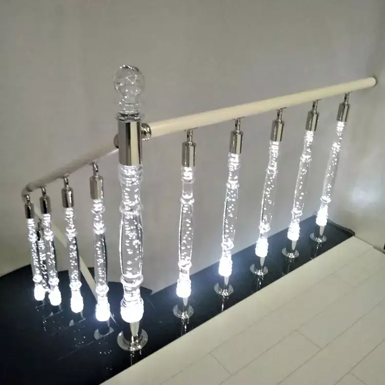 acrylic stair railing, acrylic staircase railing, clear acrylic stair railing, acrylic stair Banisters