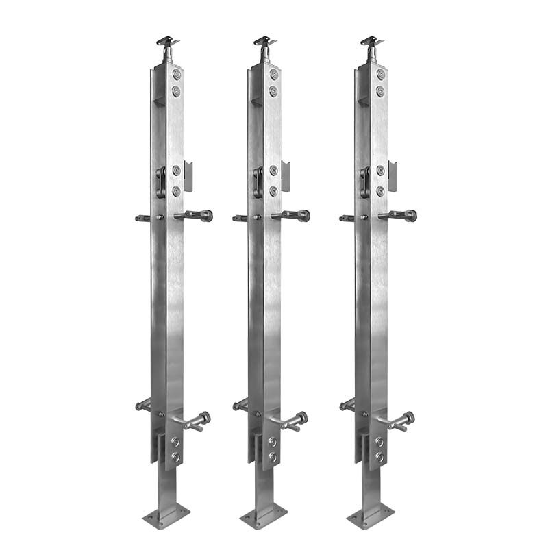 steel guardrail posts, deck guardrail post