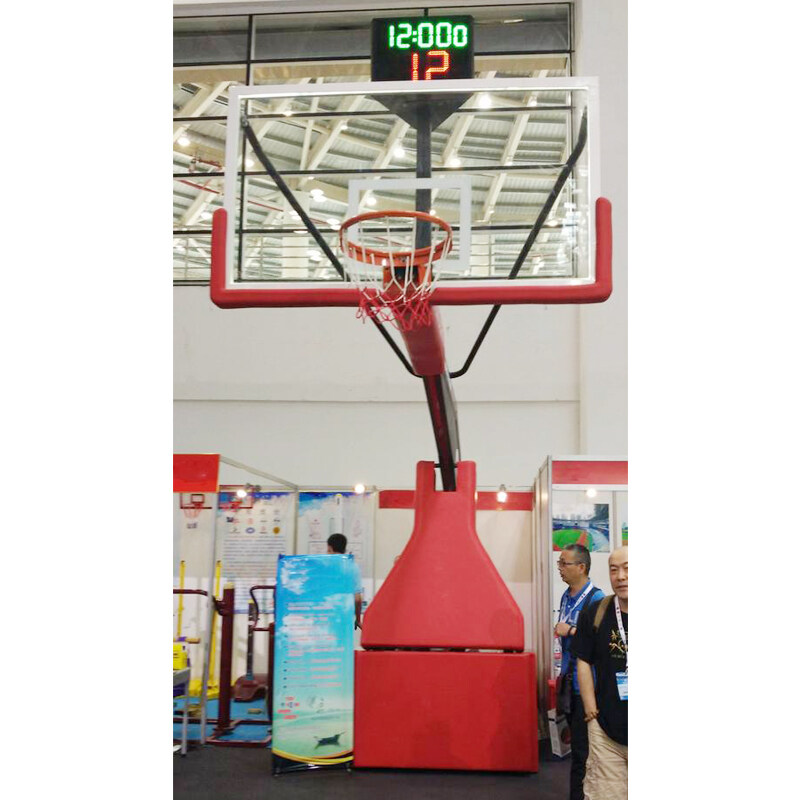 Electric basketball hoop