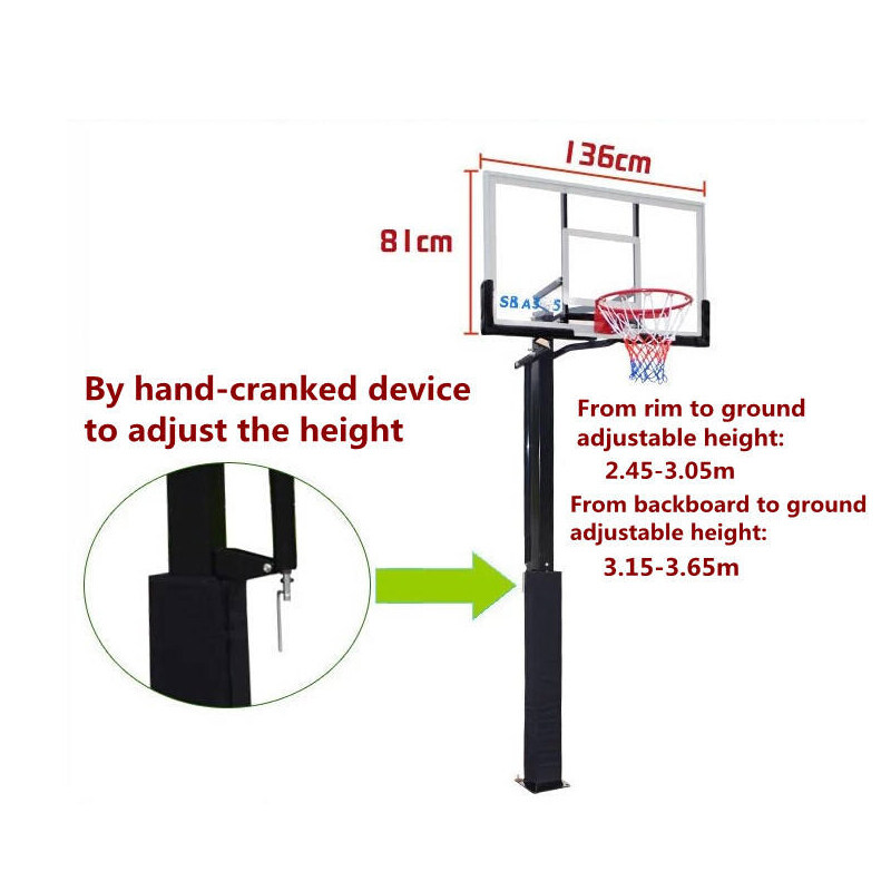 professional outdoor basketball hoop