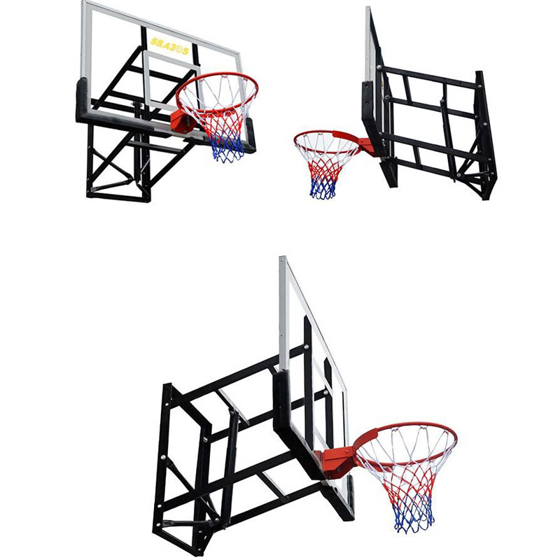 Outdoor Wall Mounted Adjustable Basketball Hoop