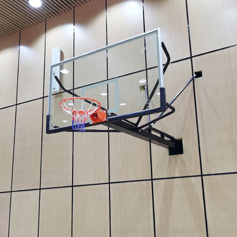 Adjustable Height Wall Mounted Basketball Hoop