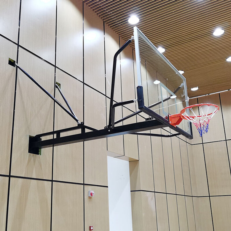 Adjustable Height Wall Mounted Basketball Hoop