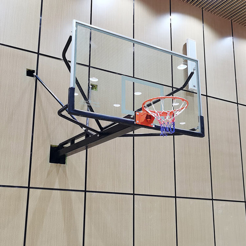 Adjustable Height Wall Mounted Basketball Hoop