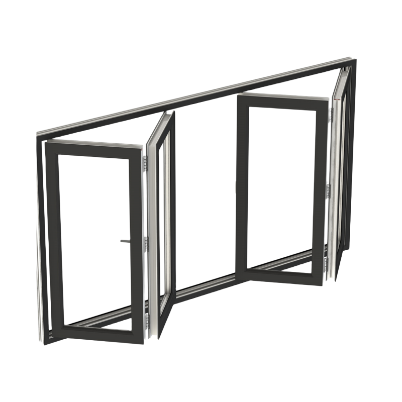 Aluminum Horizontal Wind Water Proof Kitchen Folding Window