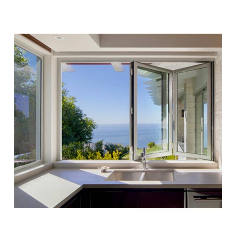 Aluminum Horizontal Wind Water Proof Kitchen Folding Window