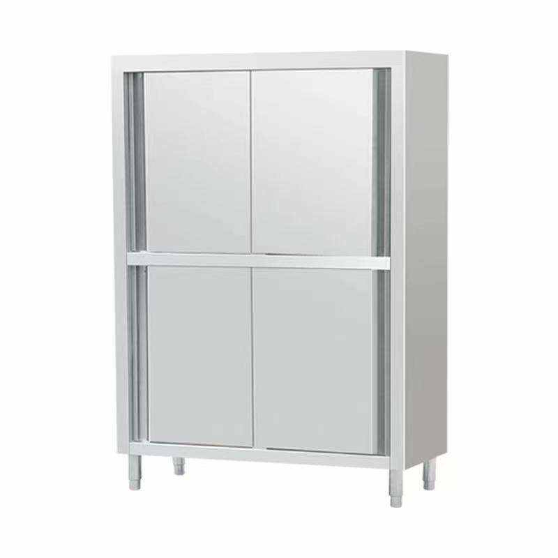 High Quality Stainless Steel Four-Door Storage Sliding Door Cabinet