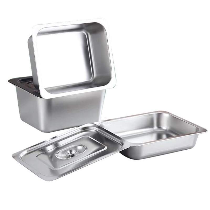 304 Stainless Steel Food Divider Plate Pans GN Pan