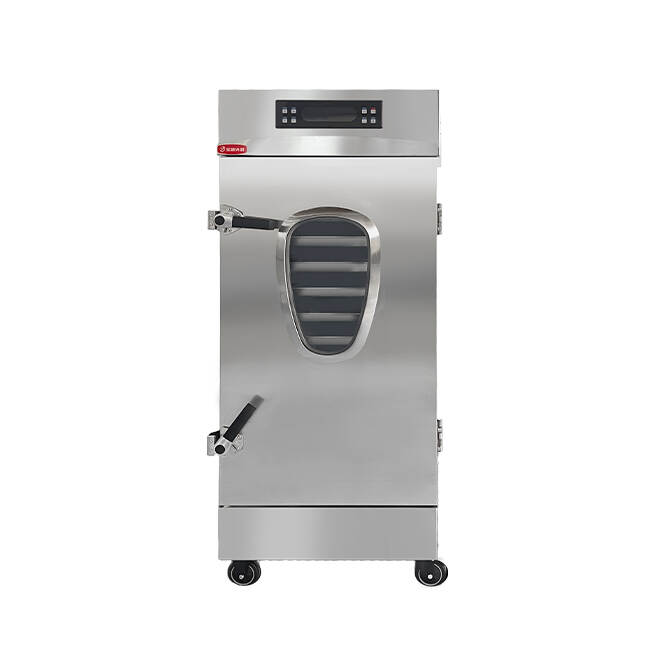 Electric Single-door 12-layer Fully Automatic Rice Steamer Cart with Computer Panel